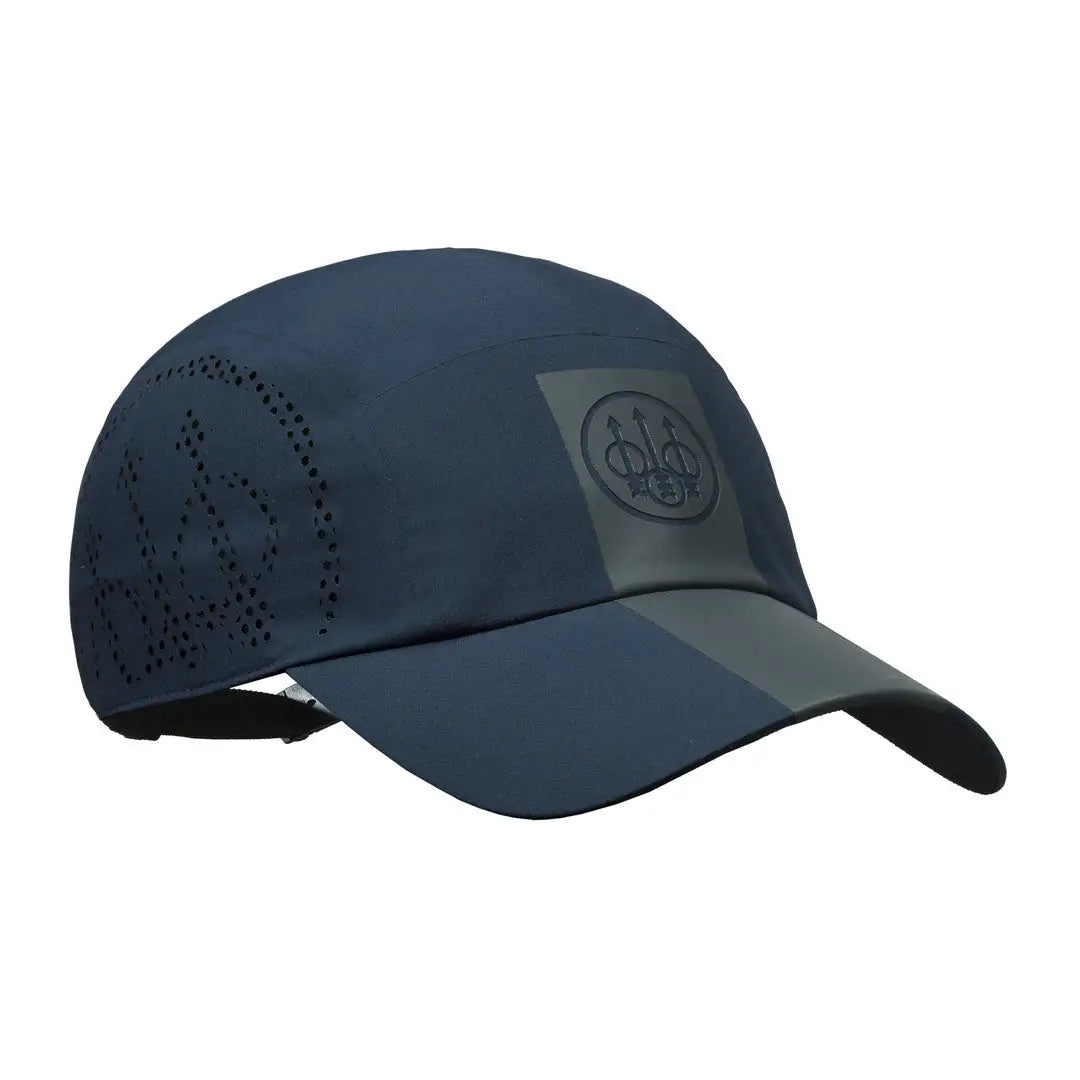 Beretta Tech Cap dark blue with gray logo patch, hunting country clothing
