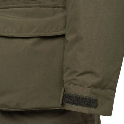 Olive green Beretta Tri-Active EVO Jacket sleeve with velcro for country clothing style