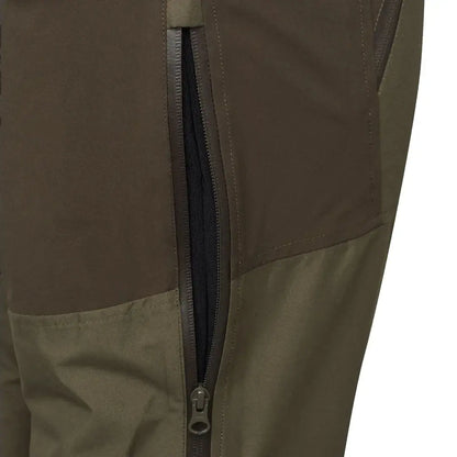 Olive green Beretta Tri-Active EVO Pants with zippered pocket for country clothing gear