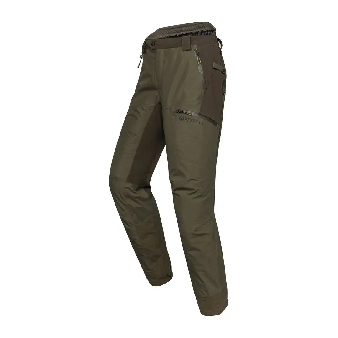 Olive green outdoor pants from Beretta Tri-Active EVO Pants for country clothing enthusiasts
