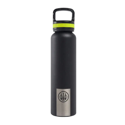 Beretta Water Bottle 24oz black water bottle with handle for easy carrying