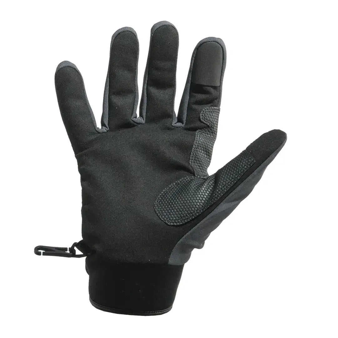 Black and gray Beretta Wind Pro Shooting Gloves with index finger for better grip