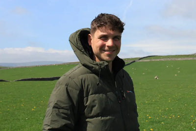 Green hooded puffer jacket from Bushbuck Furnace for hunting and outdoor country clothing