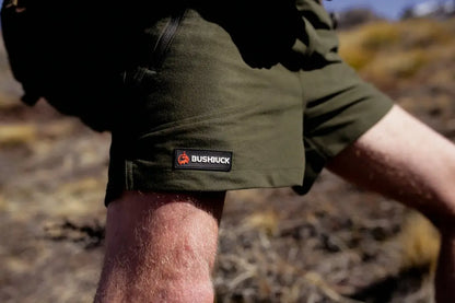 Olive green Bushbuck Trek 2.0 Shorts perfect for country clothing and hunting trips