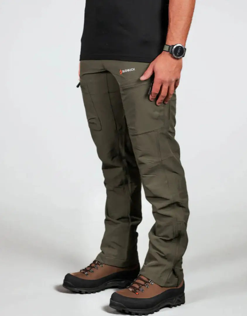 Olive green Bushbuck Venture Pants 2.0 perfect for your hiking adventures