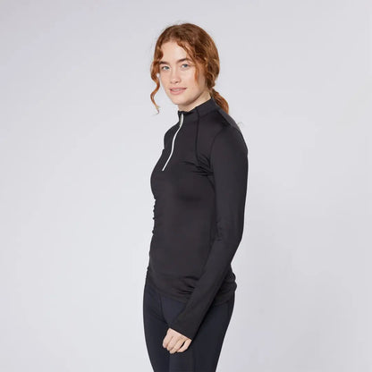 Black long-sleeved athletic top from Cameo Core Collection for country clothing and hunting