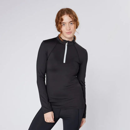 Woman in black athletic top from Cameo Core Collection for country clothing and hunting