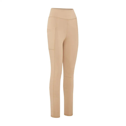 Beige high-waisted leggings from Cameo Core Collection Tights for comfy style