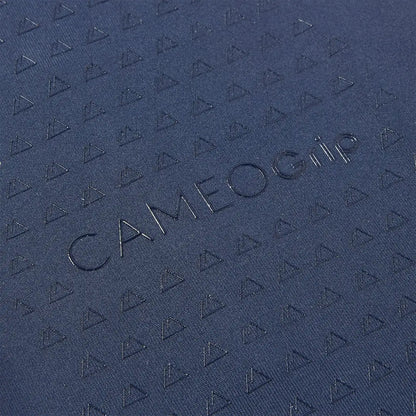 Textured blue Cameo Core Collection Tights with raised triangles and CameoGrip logo