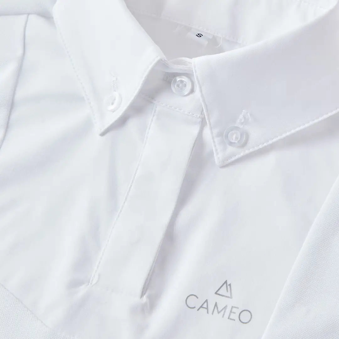 White button-down shirt from Cameo Junior Classic Show Shirt for country clothing and outdoors hunting hikes