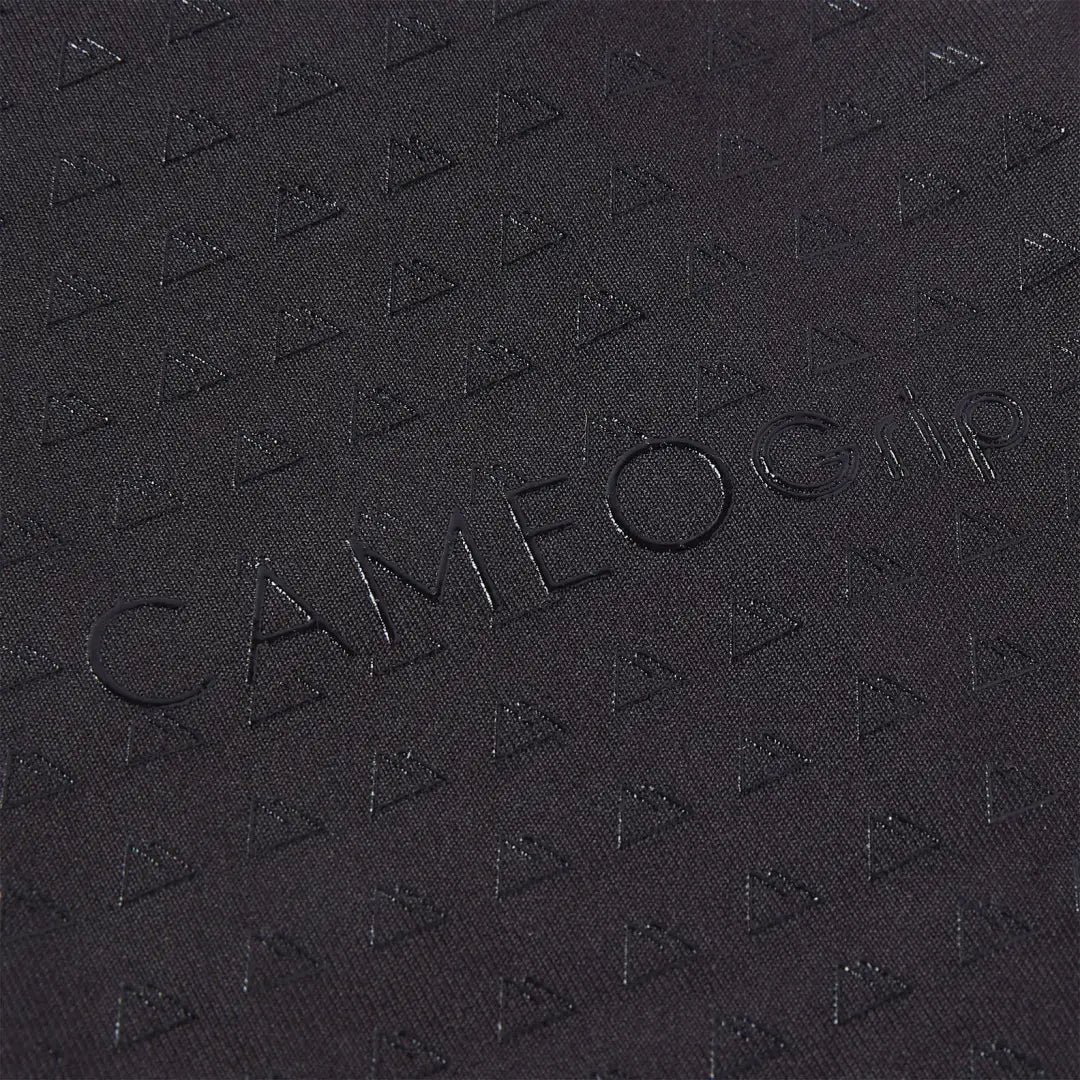 Black textured surface with embossed triangles and Cameo Junior Core Tights for outdoors style