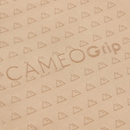 Cameo Junior Core tights with textured beige surface and repeating triangle pattern