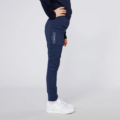 Navy blue athletic pants from Cameo Junior Core Tights line for kids