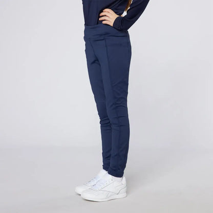 Navy blue athletic pants from Cameo Junior Core Tights collection for juniors