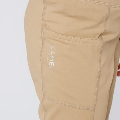 Cameo Junior Core Tan Leggings with Side Pocket for Kids, Junior Core Tights Style