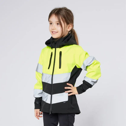 Child’s high visibility jacket from Cameo Junior Hi Viz Jacket for outdoor country clothing and hunting safaris