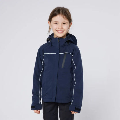 Navy blue Cameo Junior Riding Jacket for kids winter jacket style perfect for juniors