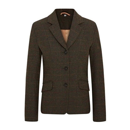 Brown tweed blazer with foxhead buttons from Cameo Junior Tweed Jacket for country clothing