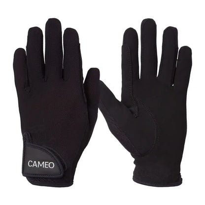 Black riding glove from Cameo Performance, perfect for country clothing and hunting