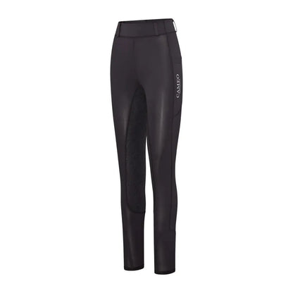 Black riding leggings from Cameo Performance Tights offering top performance riding comfort