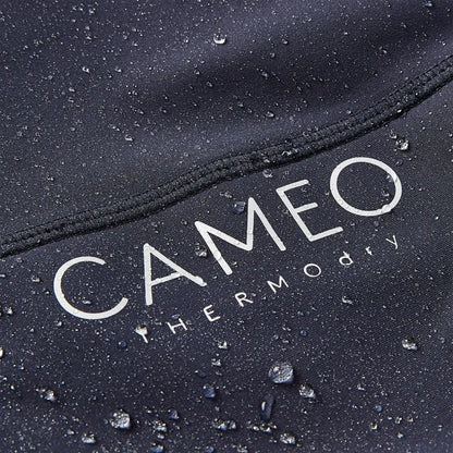 Water-repellent fabric with CAMEO THERMODRY logo for outdoor country clothing and hunting gear