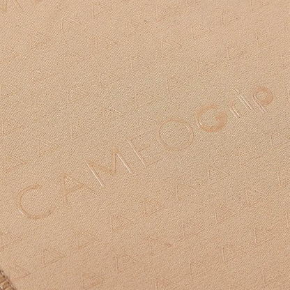Embossed tan fabric with geometric pattern on Cameo ThermoDry Riding Tight for outdoors and country clothing