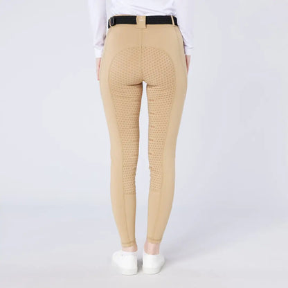 Cameo ThermoDry Riding Tight in tan with silicone grip, perfect for country clothing outdoors