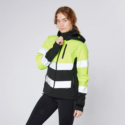 Cameo Water Repellent Hi Viz Jacket with reflective stripes for safe visibility