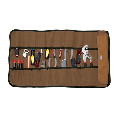 Carhartt 18-pocket utility roll with organized tools