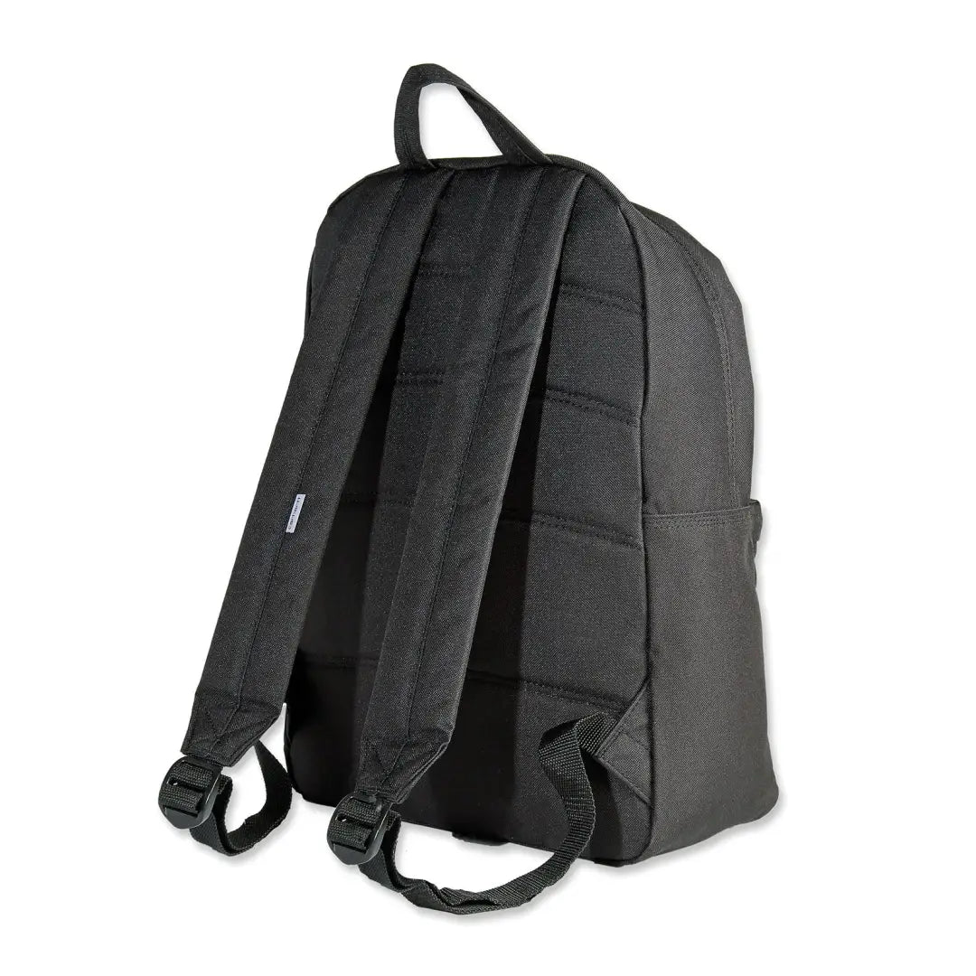 Black Carhartt 21L Classic Laptop Backpack with padded straps, perfect for country clothing and outdoor adventures
