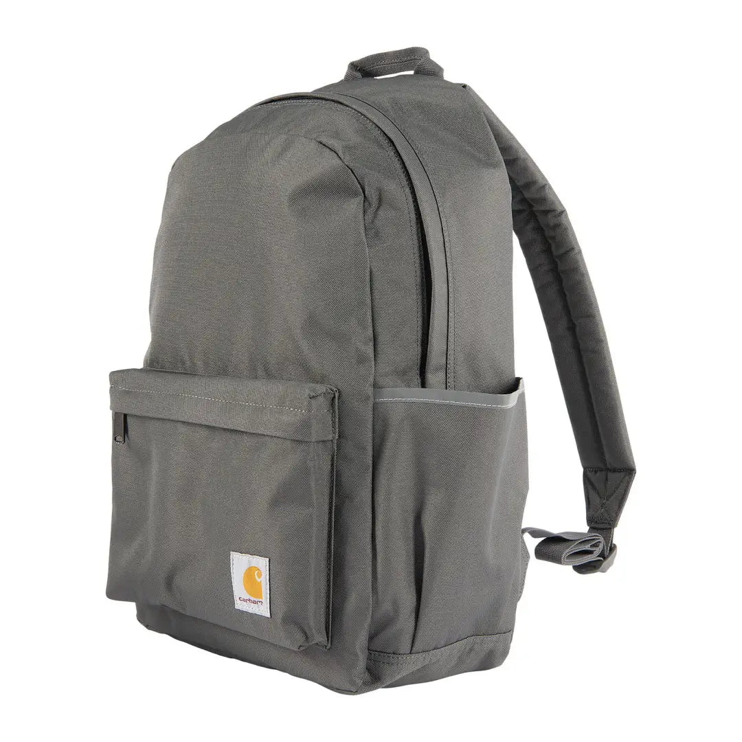 Gray Carhartt backpack for country clothing and outdoor hunting trips