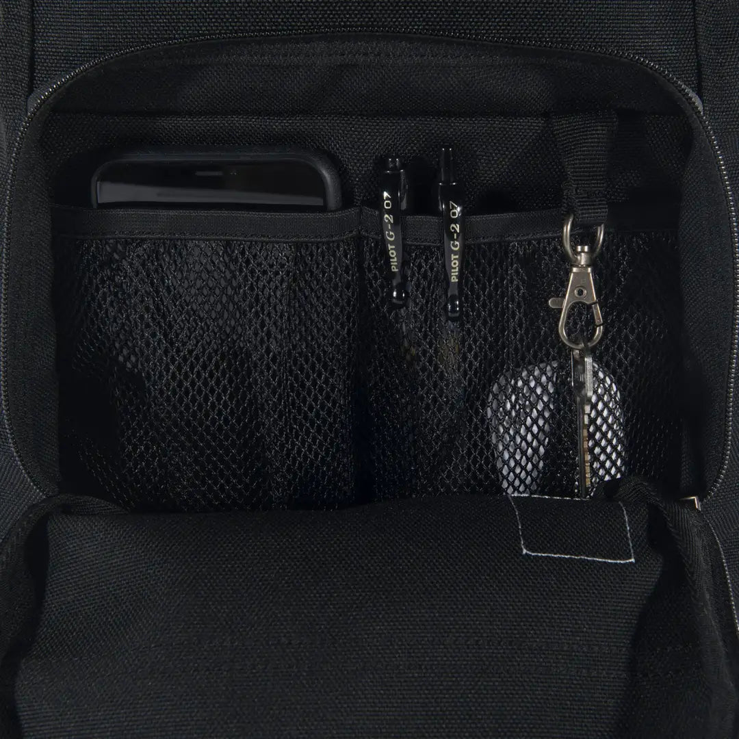 Black mesh organizer with zippers for Carhartt 23L outdoors backpack