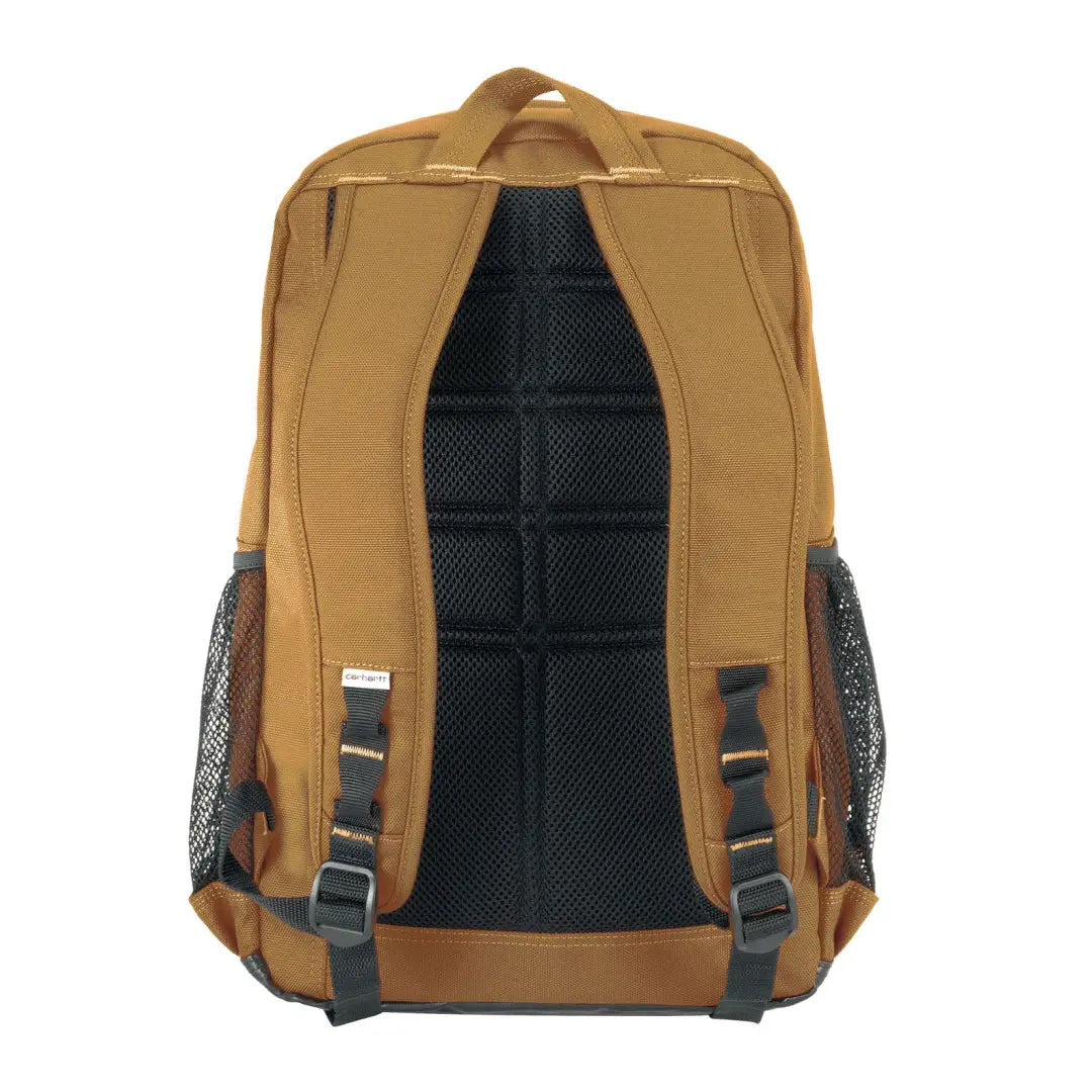 Carhartt 27L brown nylon backpack with mesh back for outdoors hunting