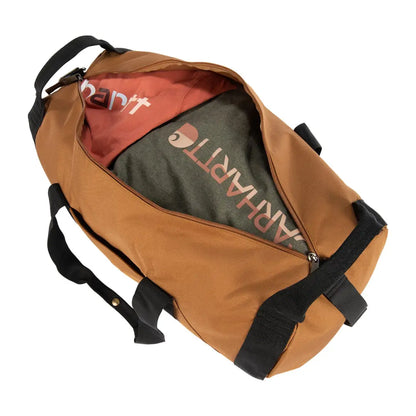 Carhartt 40L Classic Round Duffel Bag in brown with black accents