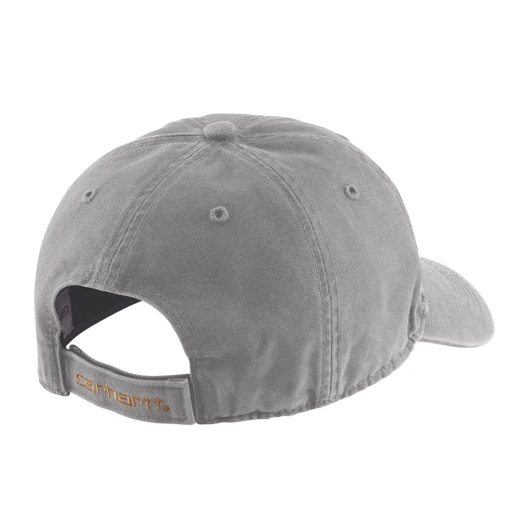 Gray Carhartt Canvas Cap showing classic Carhartt Canvas style and durable fabric