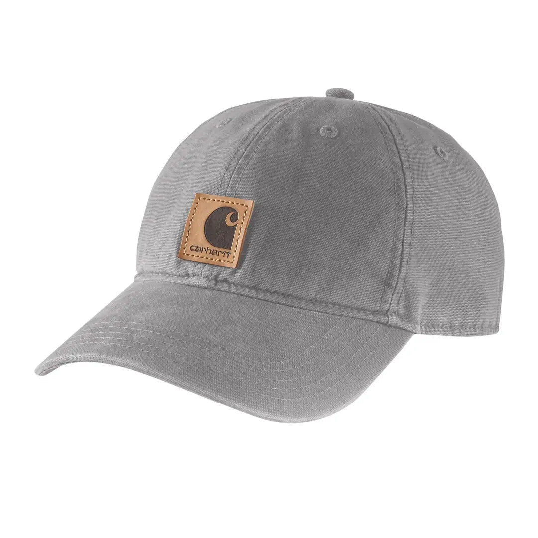 Gray Carhartt Canvas Cap made of durable Carhartt Canvas for a stylish look