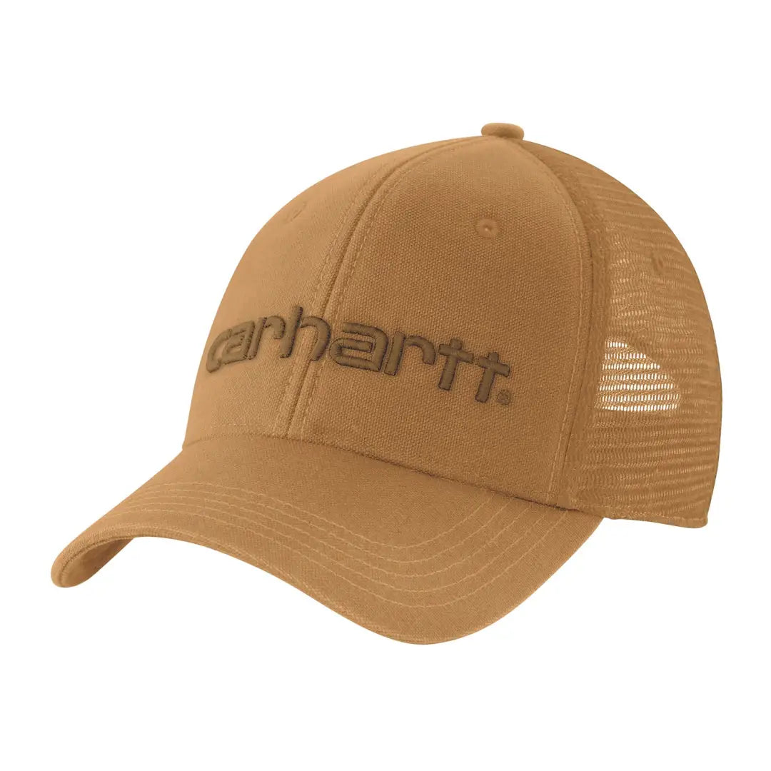 Brown Carhartt trucker hat for country clothing and outdoors hunting adventures