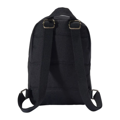 Black Carhartt Classic Mini backpack with nylon fabric, adjustable straps, metal buckles