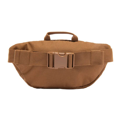 Brown Carhartt Classic Waist Pack with tactical strap and buckle