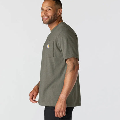 Olive green Carhartt Dearborn t-shirt for outdoors and hunting