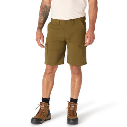 Carhartt Force olive green cargo shorts with pockets for hunting
