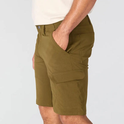 Carhartt Force olive green ripstop cargo shorts with pockets for hunting