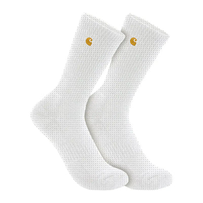 White Carhartt Force Midweight Crew Socks for country clothing and hunting casual wear