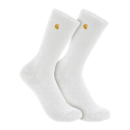 White Carhartt Force Midweight Crew Socks for country clothing and hunting casual wear