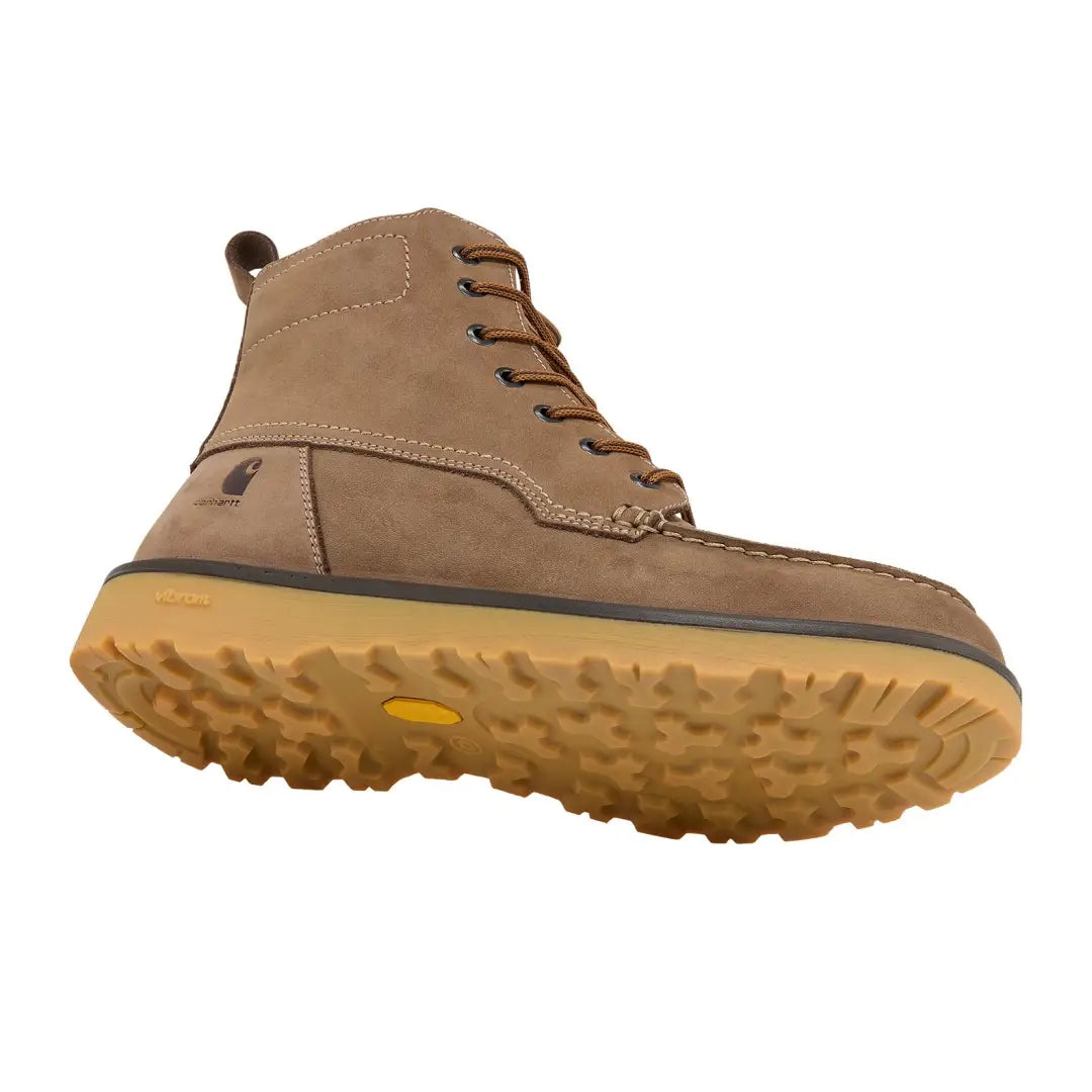 Tan leather work boot from Carhartt Greenfields Rugged Flex collection