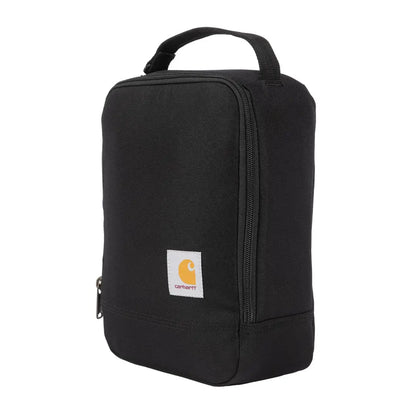 Black Carhartt insulated lunch cooler bag with handle and zipper