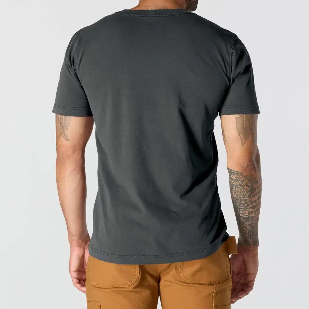 Dark gray Carhartt Irvine t-shirt for country clothing outdoors