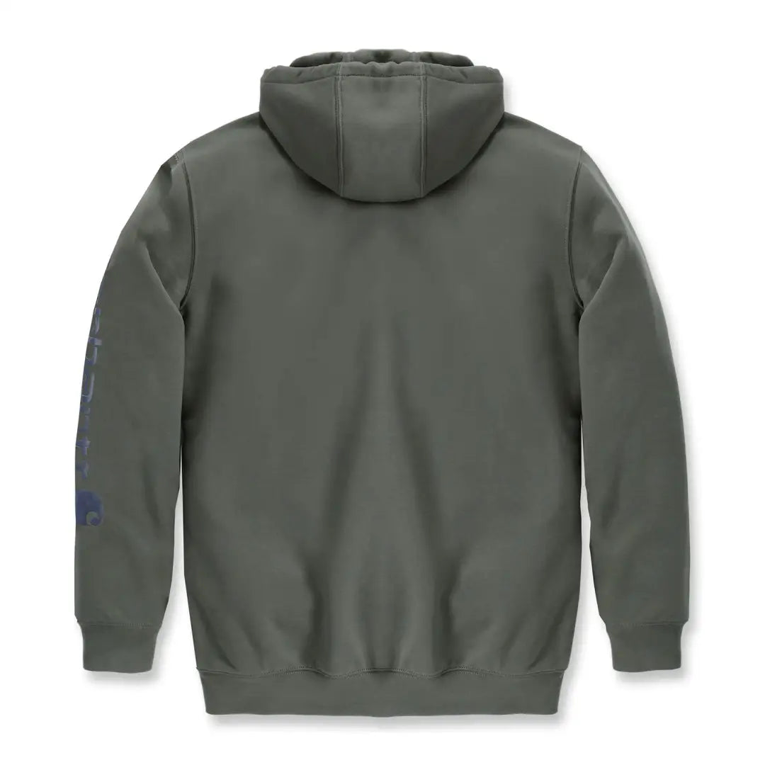 Gray hooded sweatshirt with loose fit for country clothing and hunting days