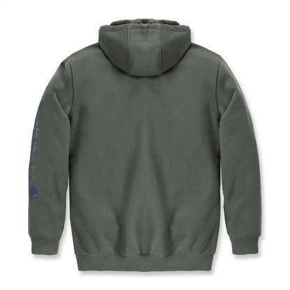 Gray hooded sweatshirt with loose fit for country clothing and hunting days
