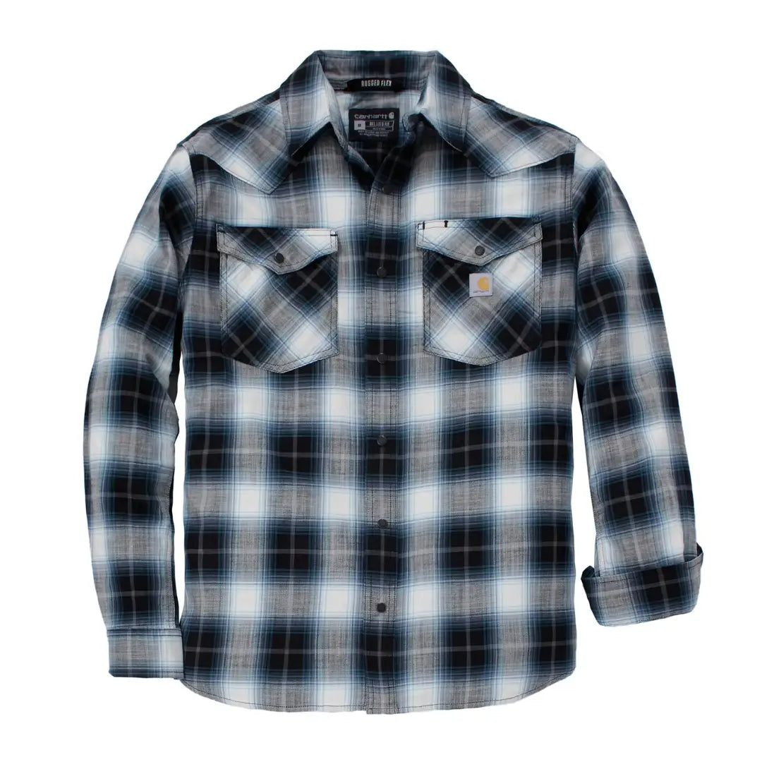 Carhartt Montana plaid shirt with western style for country clothing and casual wear